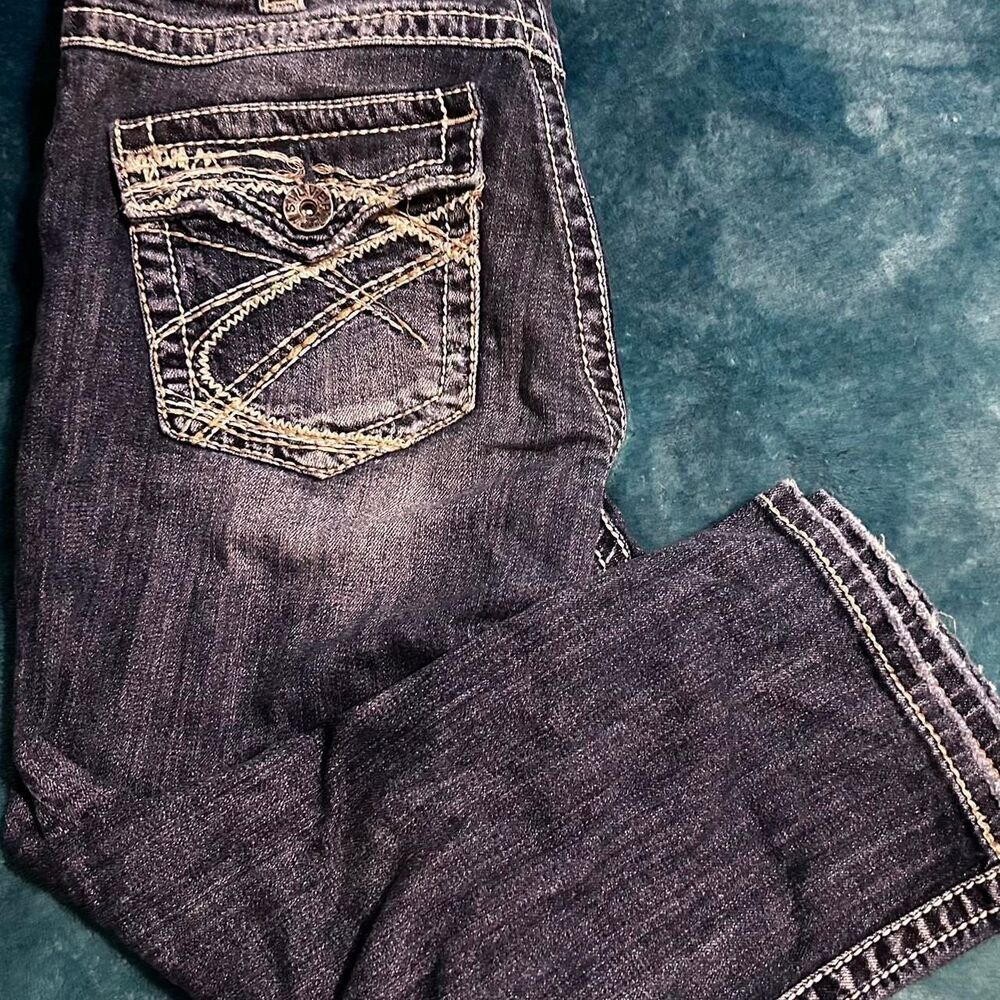 Silver-jeans women's Blue Jeans capris w31"/length 28"